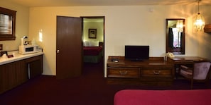 Desk, iron/ironing board, free WiFi, bed sheets
