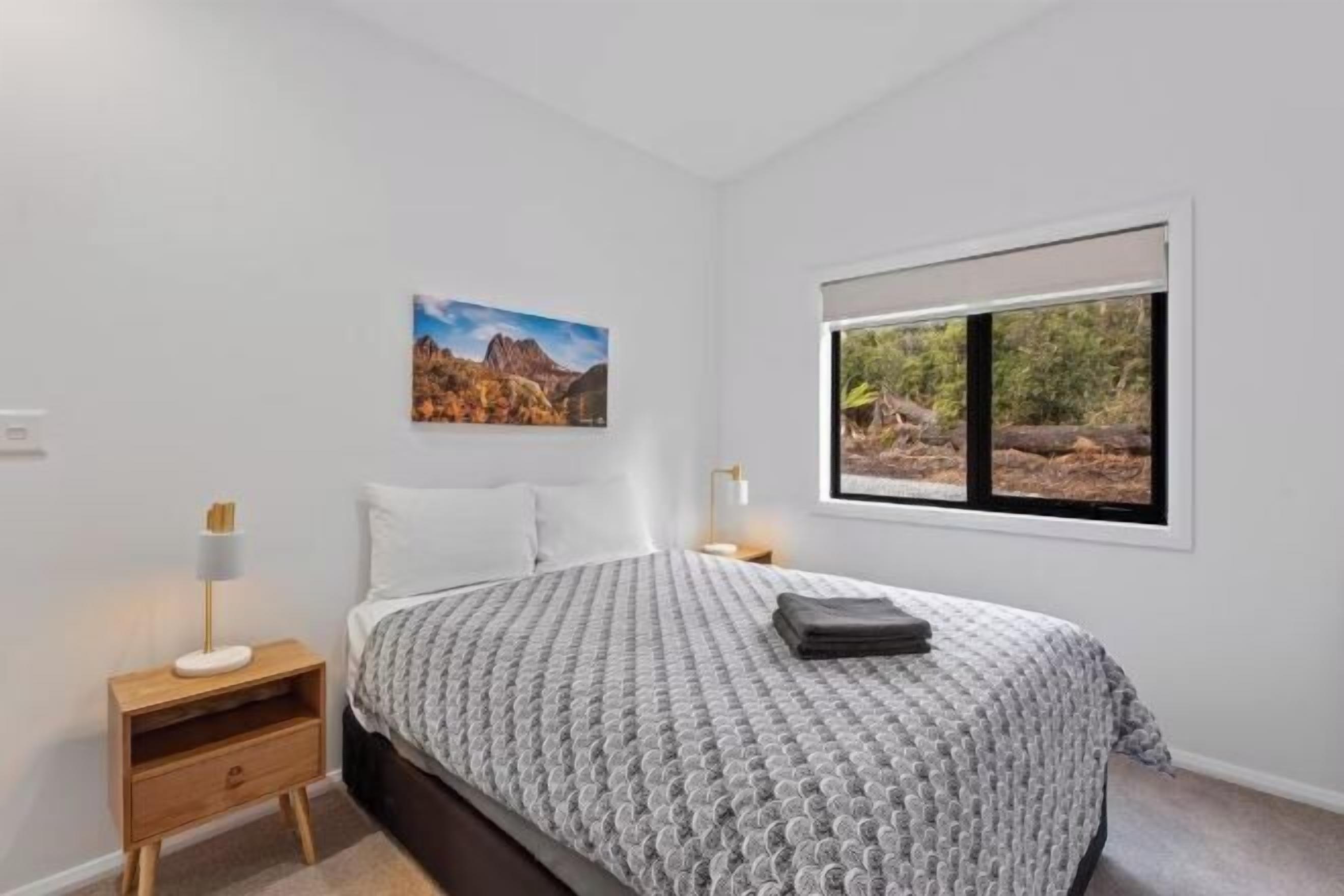 Blackout curtains, bed sheets