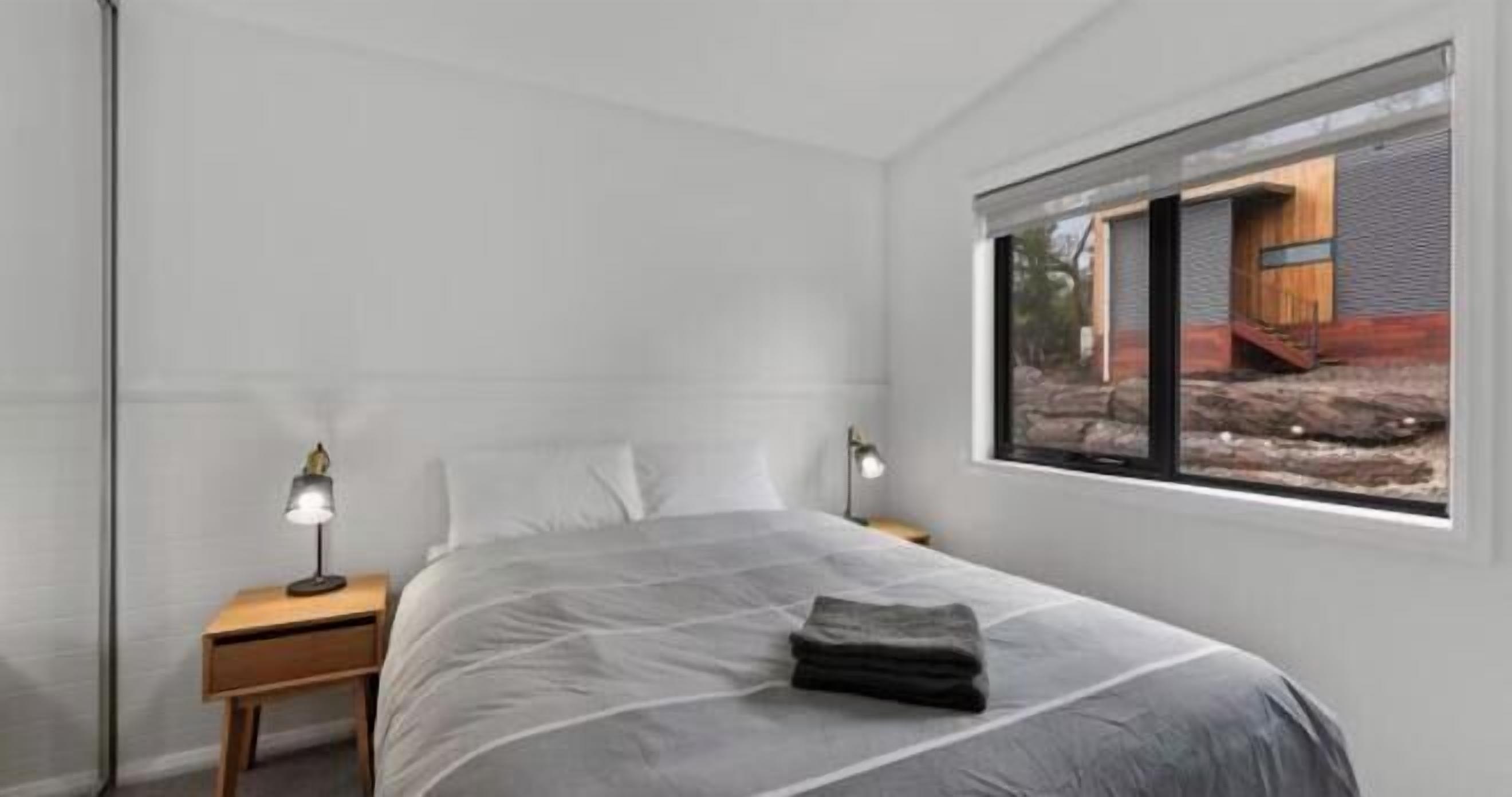 Blackout curtains, bed sheets