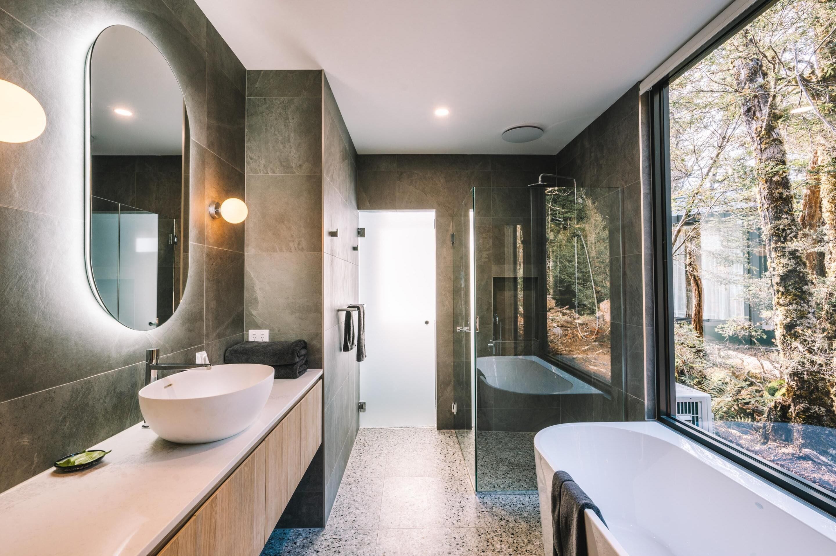 Premium Mountain Cabin - Adults Only | Bathroom | Towels