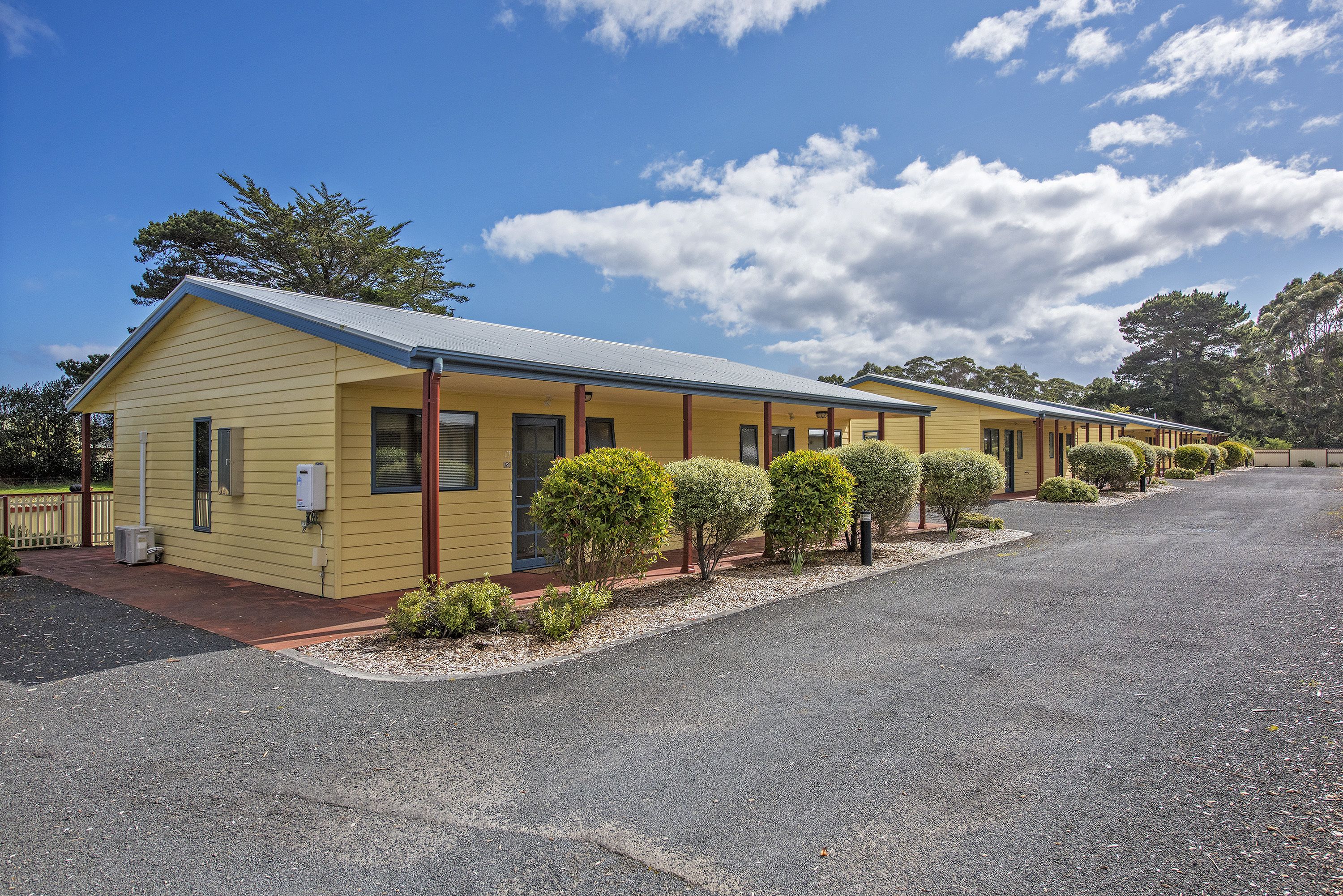 Fachada de la propiedad