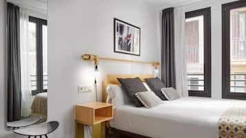 In-room safe, blackout drapes, soundproofing, iron/ironing board