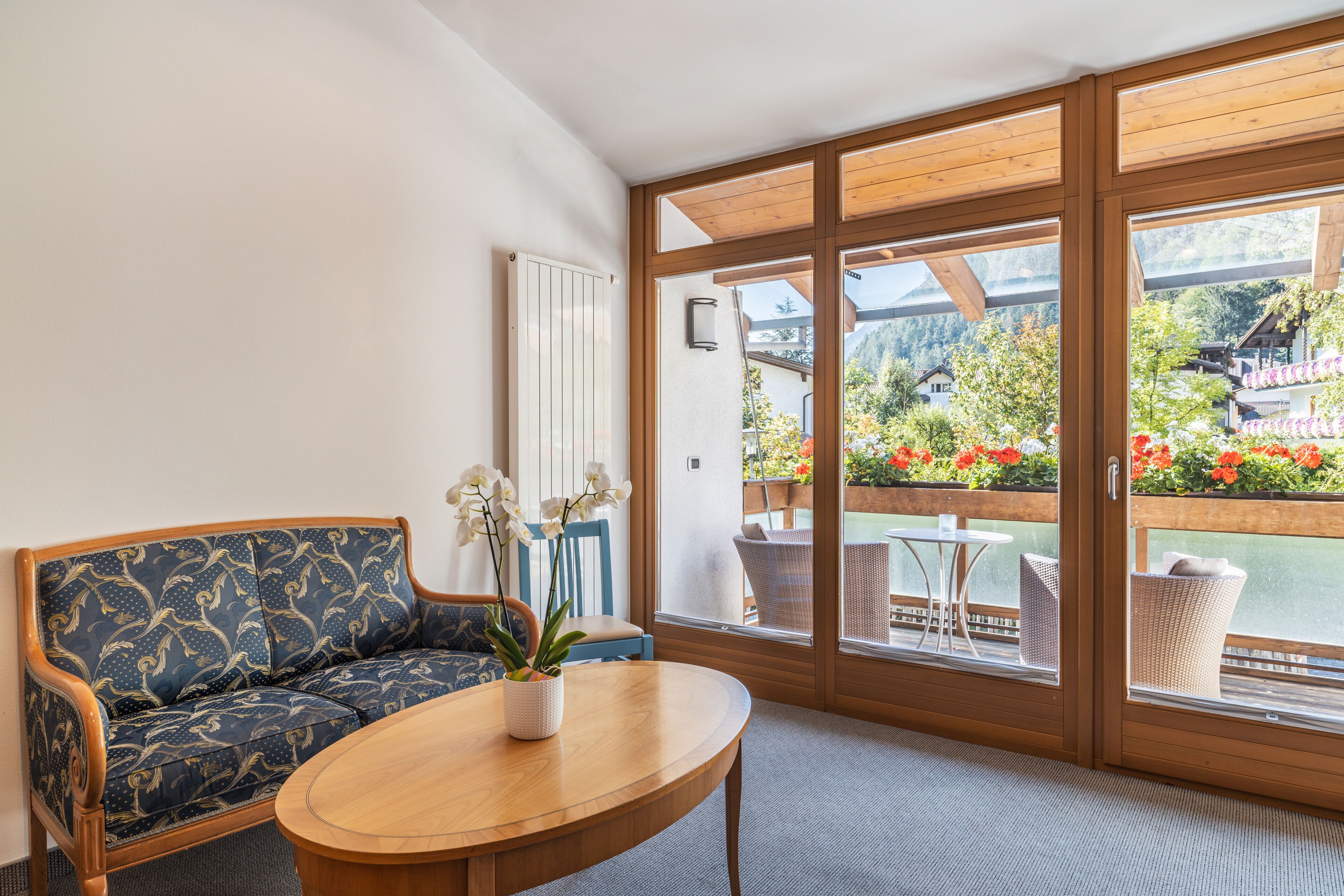 family suite | living area | 28-inch tv with digital channels