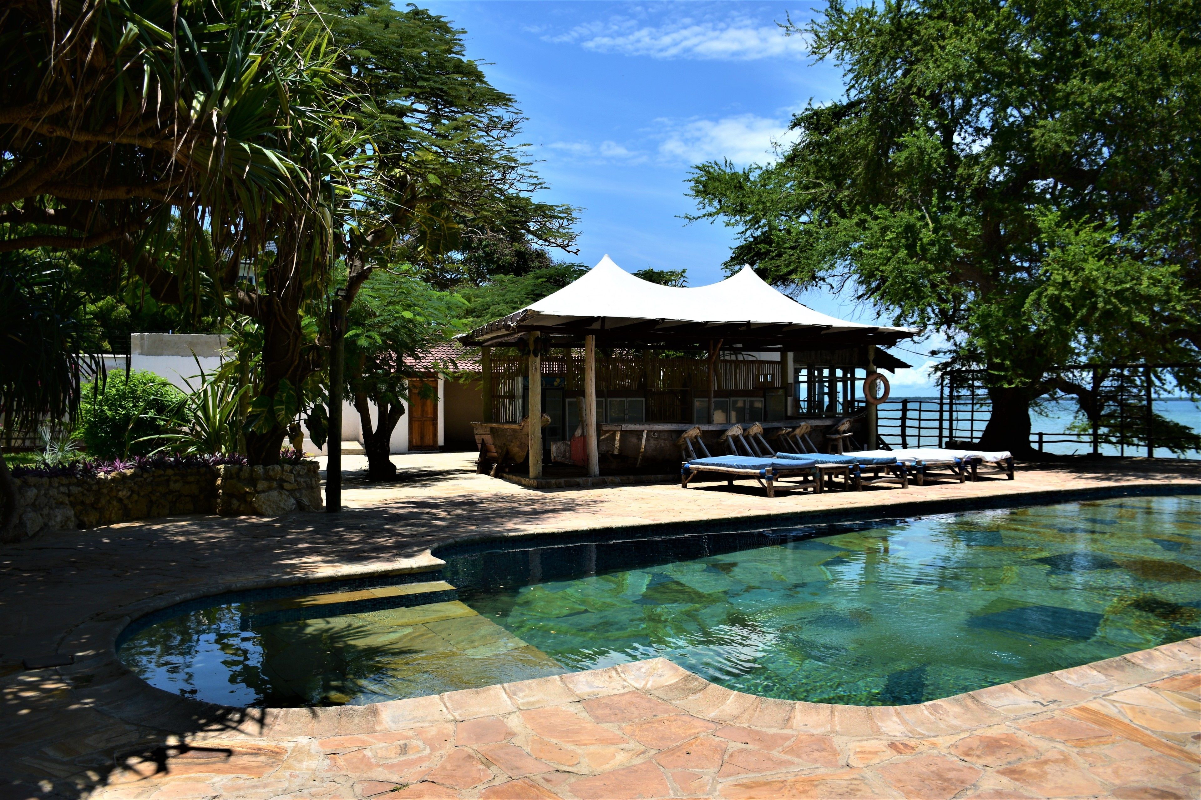 outdoor pool, free pool cabanas, pool umbrellas