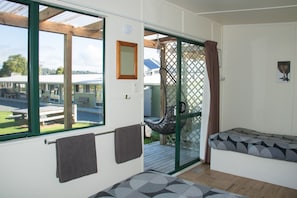 Kiwi Cabin | View from room - Russell - Orongo Bay Holiday Park (Russell)
