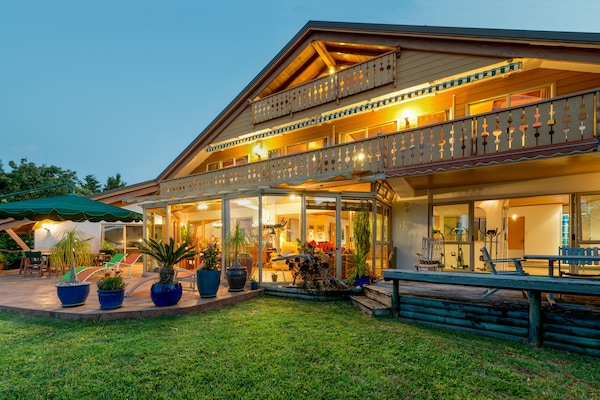 Front of property - evening/night