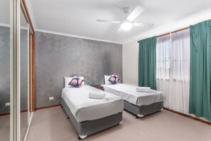 Two Bedroom Apartment | In-room safe, soundproofing, iron/ironing board, free WiFi