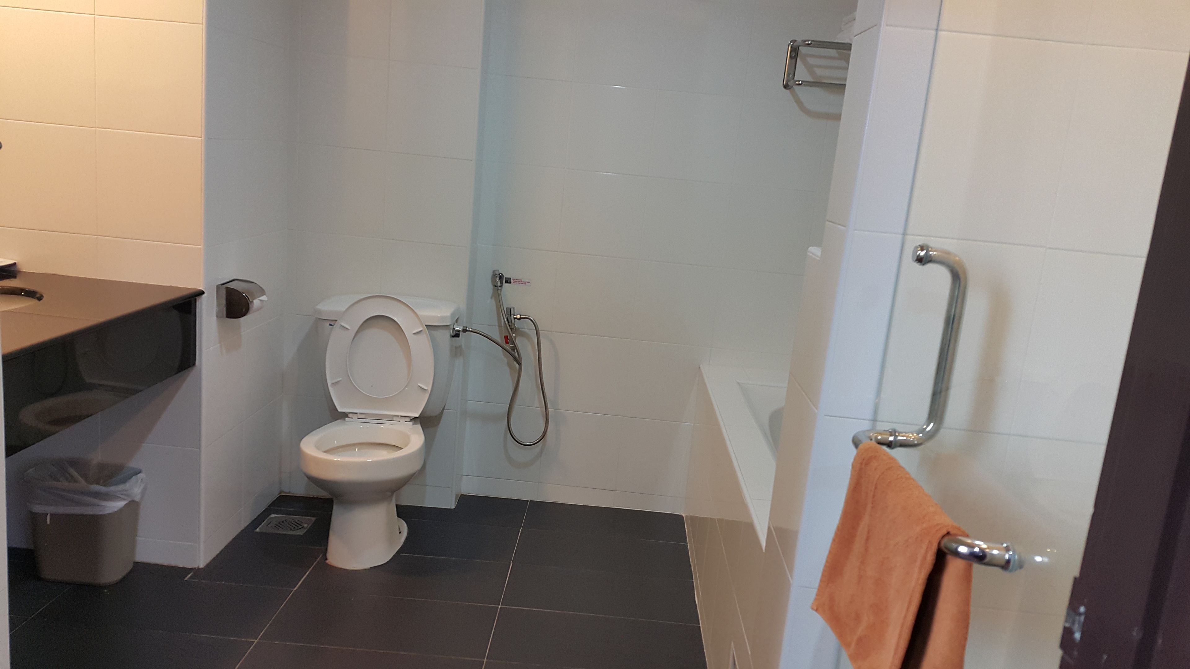 Bathroom | Shower, free toiletries, towels