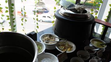 Daily buffet breakfast (IDR 75000 per person)