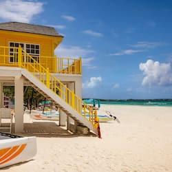 On the beach, white sand, beach massages, scuba diving