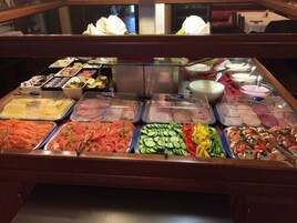 Daily buffet breakfast for a fee