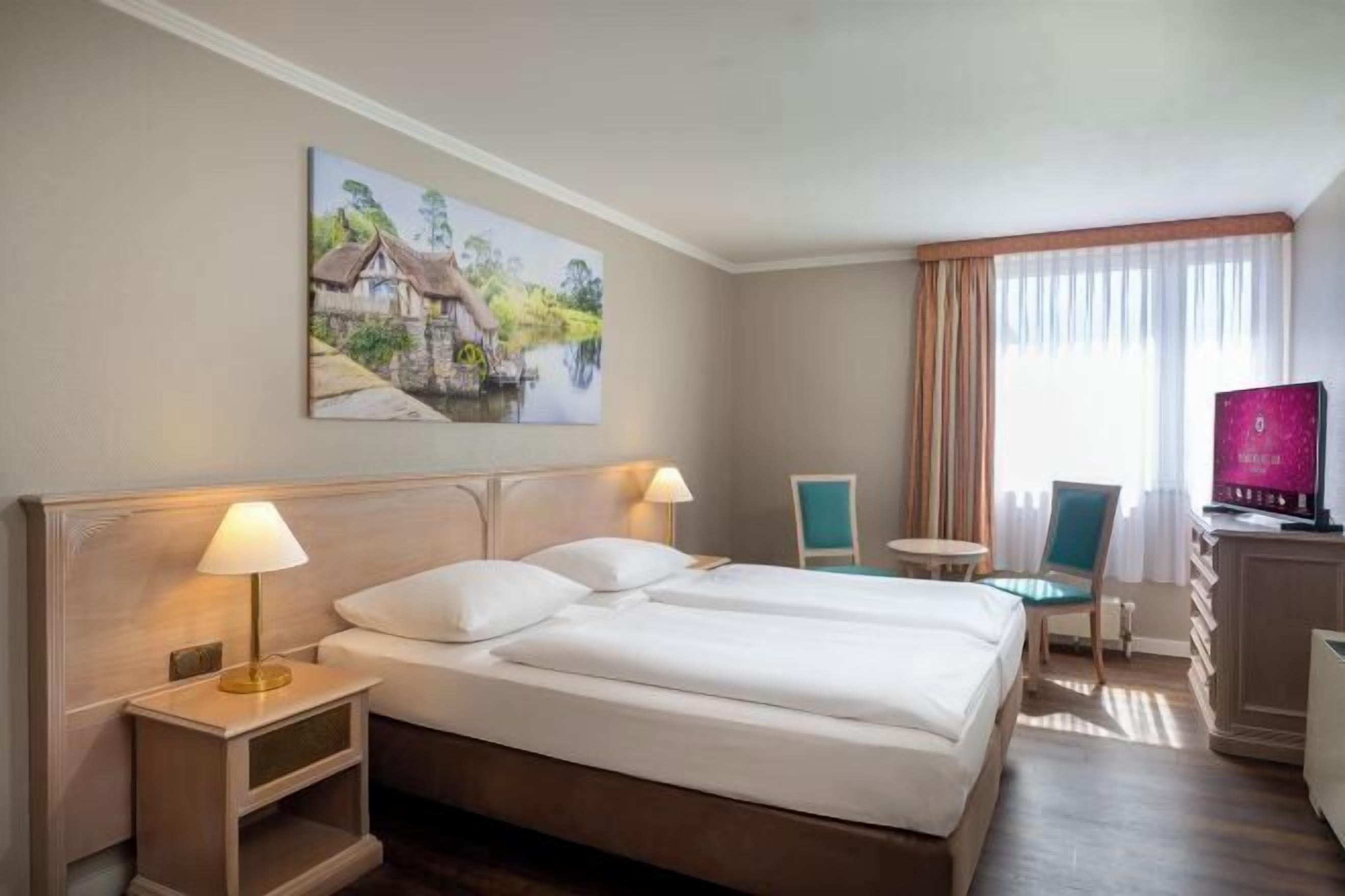 Minibar, in-room safe, desk, blackout curtains