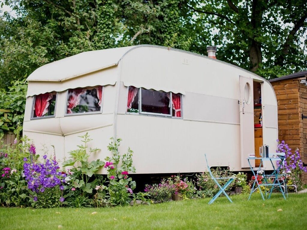 Mobile Home, Shared Bathroom, Garden View (Willow Vintage Caravan) | Exterior