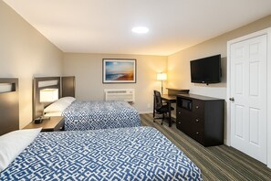 Room, 2 Double Beds | Premium bedding, free WiFi
