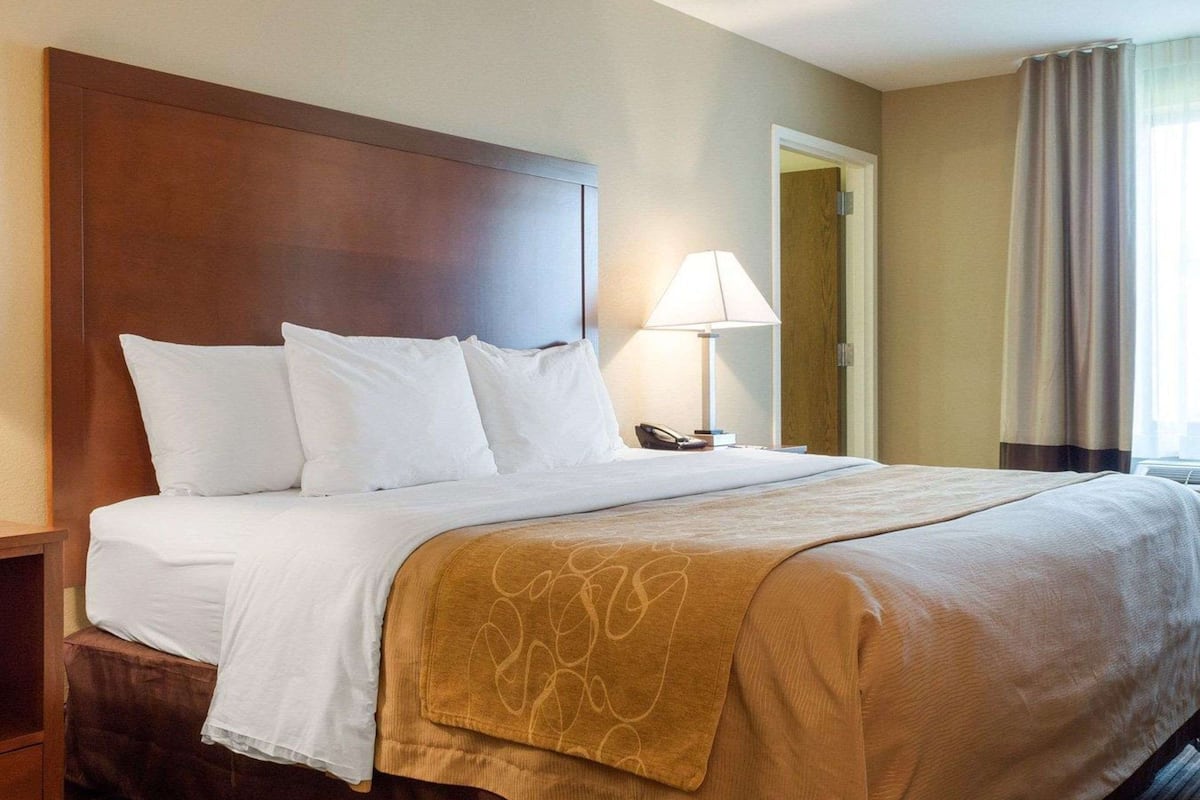 blackout curtains, soundproofing, iron/ironing board, free wifi