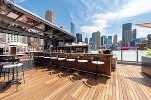 Rooftop bar, alfresco dining, open daily