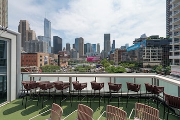 Rooftop terrace at The Godfrey Hotel Chicago