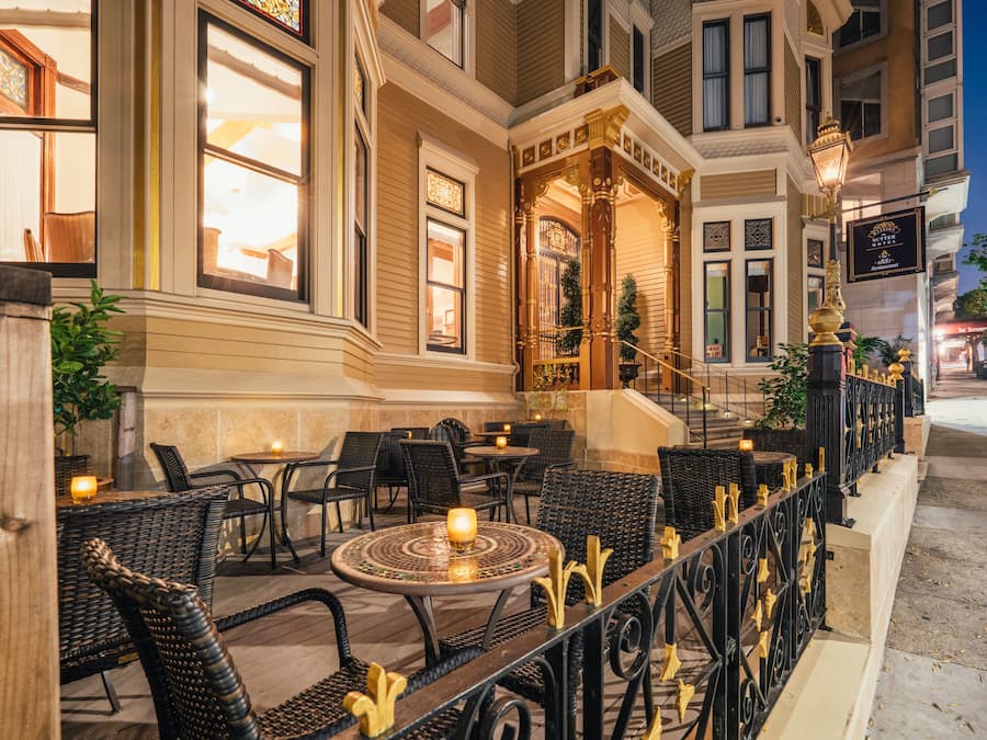 Fassade der Unterkunft