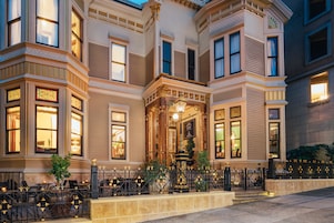 Front of property – evening/night