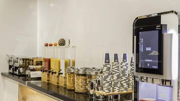 Daily buffet breakfast for a fee