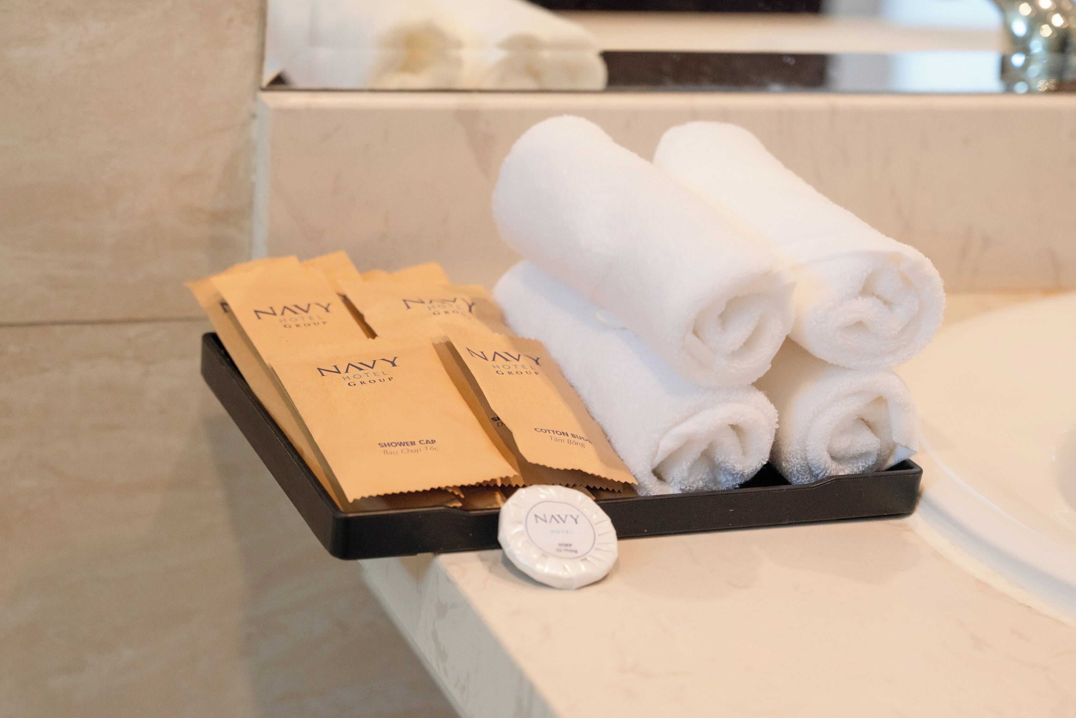 superior triple room | bathroom | free toiletries, hair dryer, bathrobes, slippers