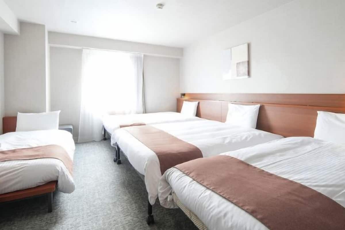 Desk, blackout drapes, iron/ironing board, free WiFi