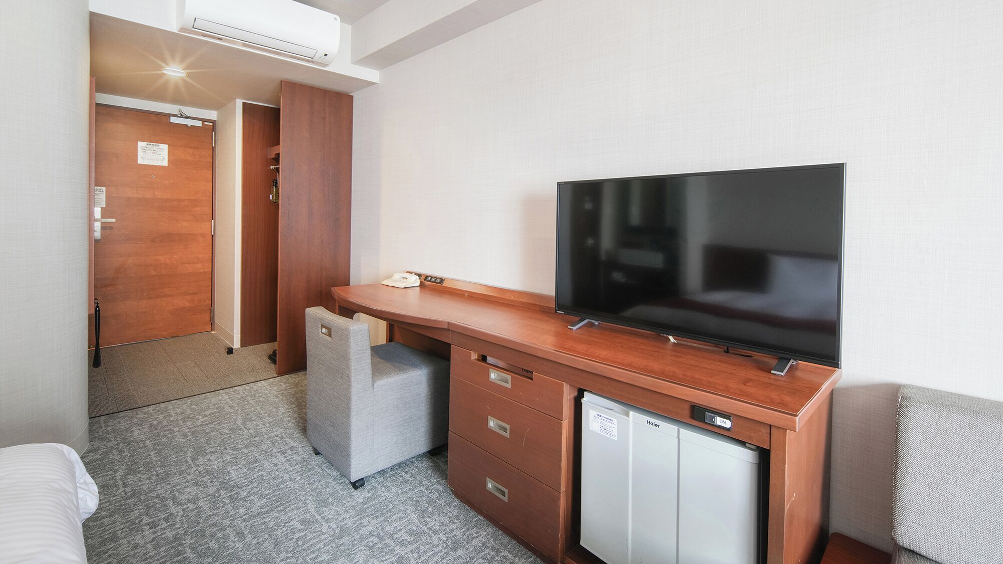 1 bedroom, desk, blackout curtains, iron/ironing board