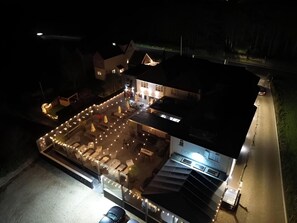 Front of property – evening/night
