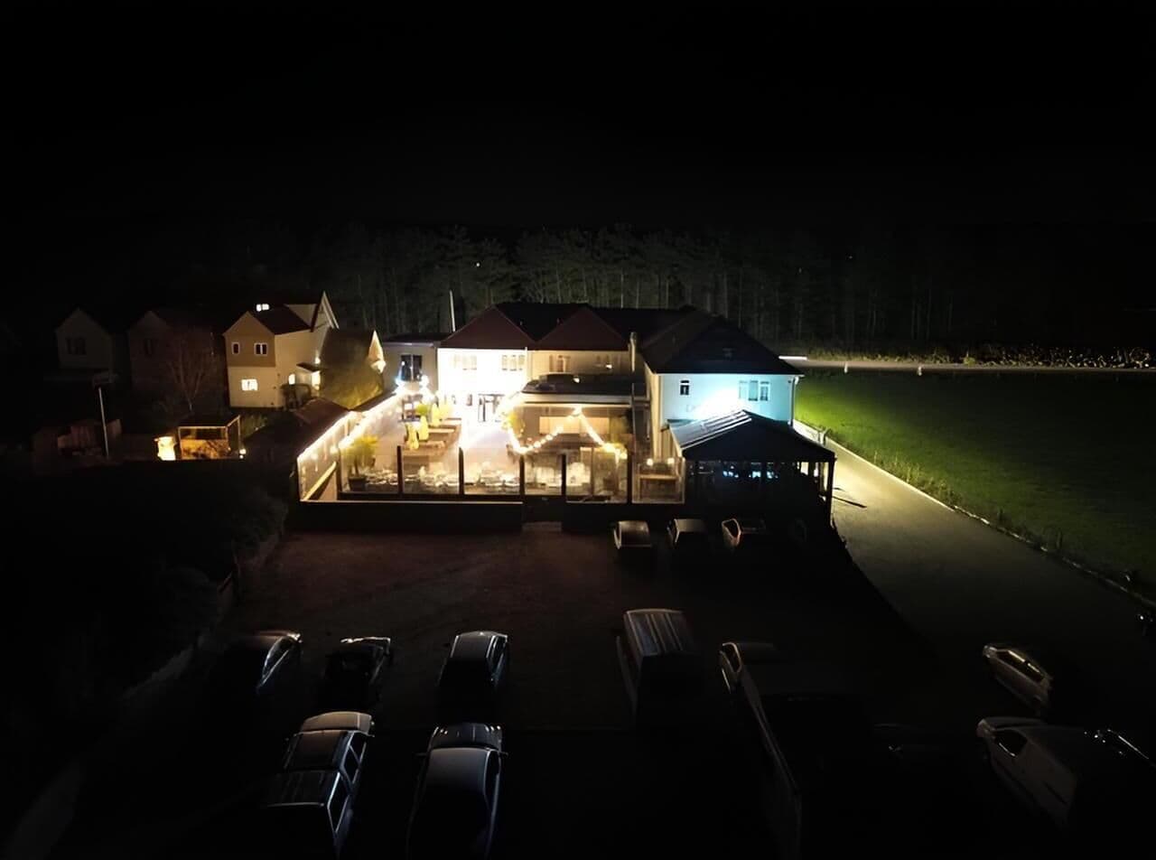 Front of property - evening/night