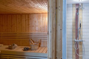 Sauna, hot tub, body treatments, hydrotherapy, sports massages, facials