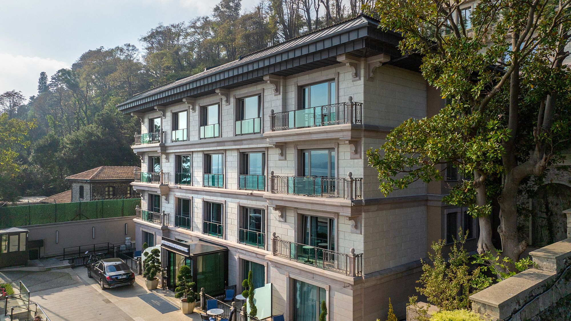 Fassade der Unterkunft