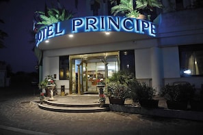 Front of property – evening/night