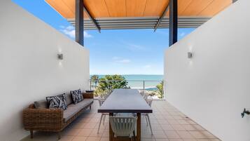 Superior appartement, 3 slaapkamers, uitzicht op oceaan | Balkon