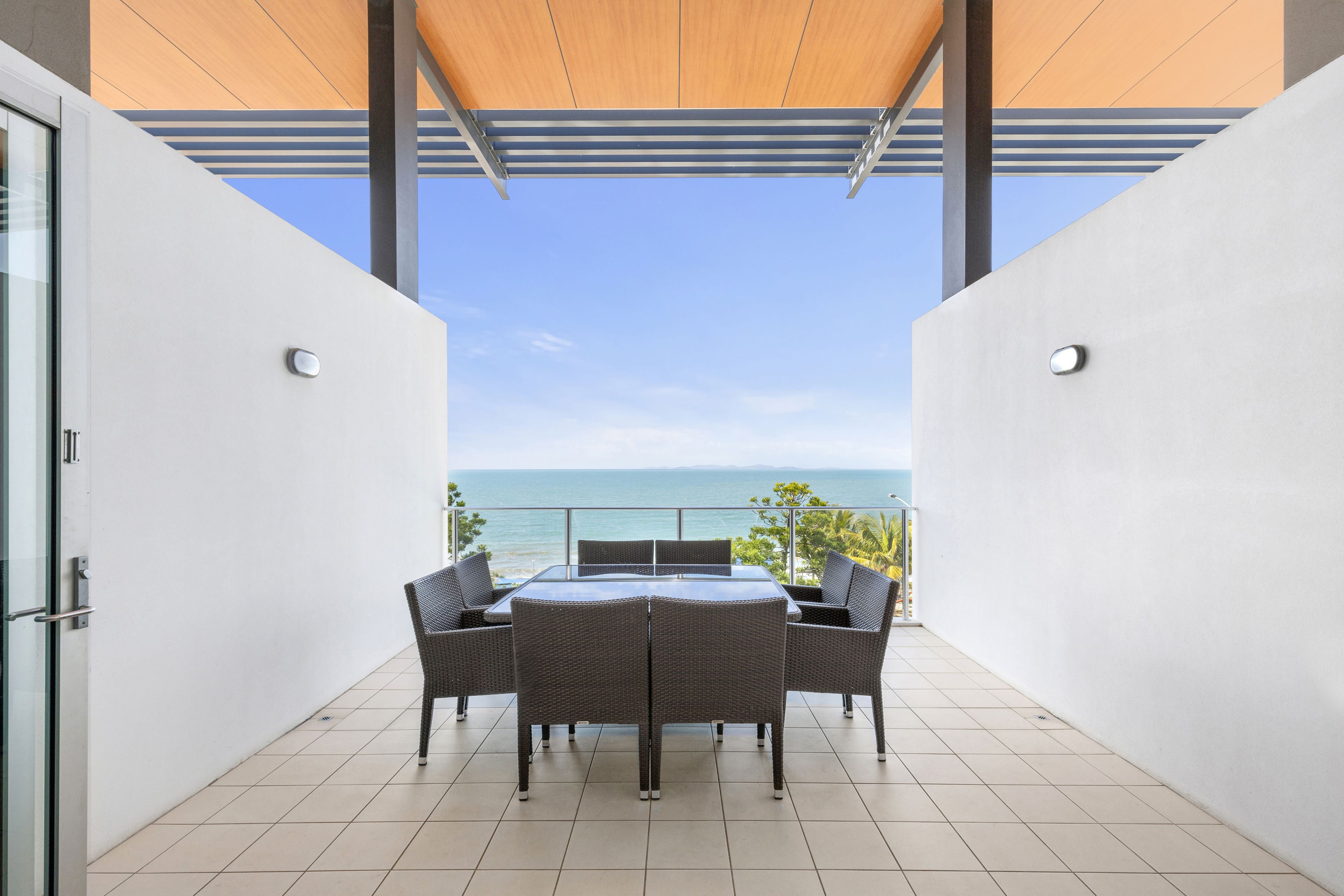 Departamento, 3 habitaciones, vista al océano | Balcón