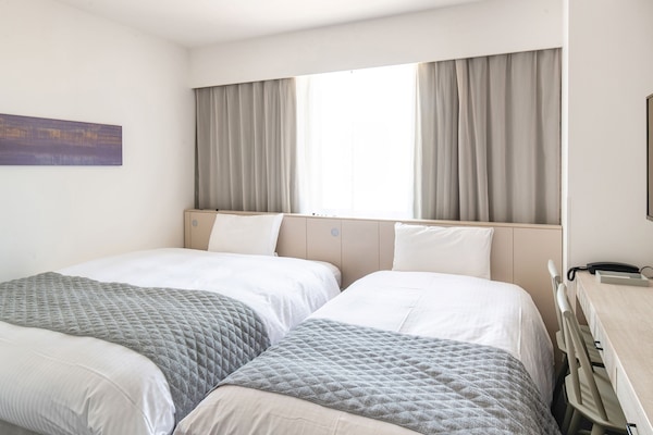 Desk, blackout curtains, iron/ironing board, free WiFi