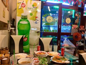 Espace banquet en plein air