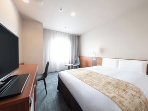 Chambre double, non-fumeur | Bureau, espace de travail pour ordinateurs portables
