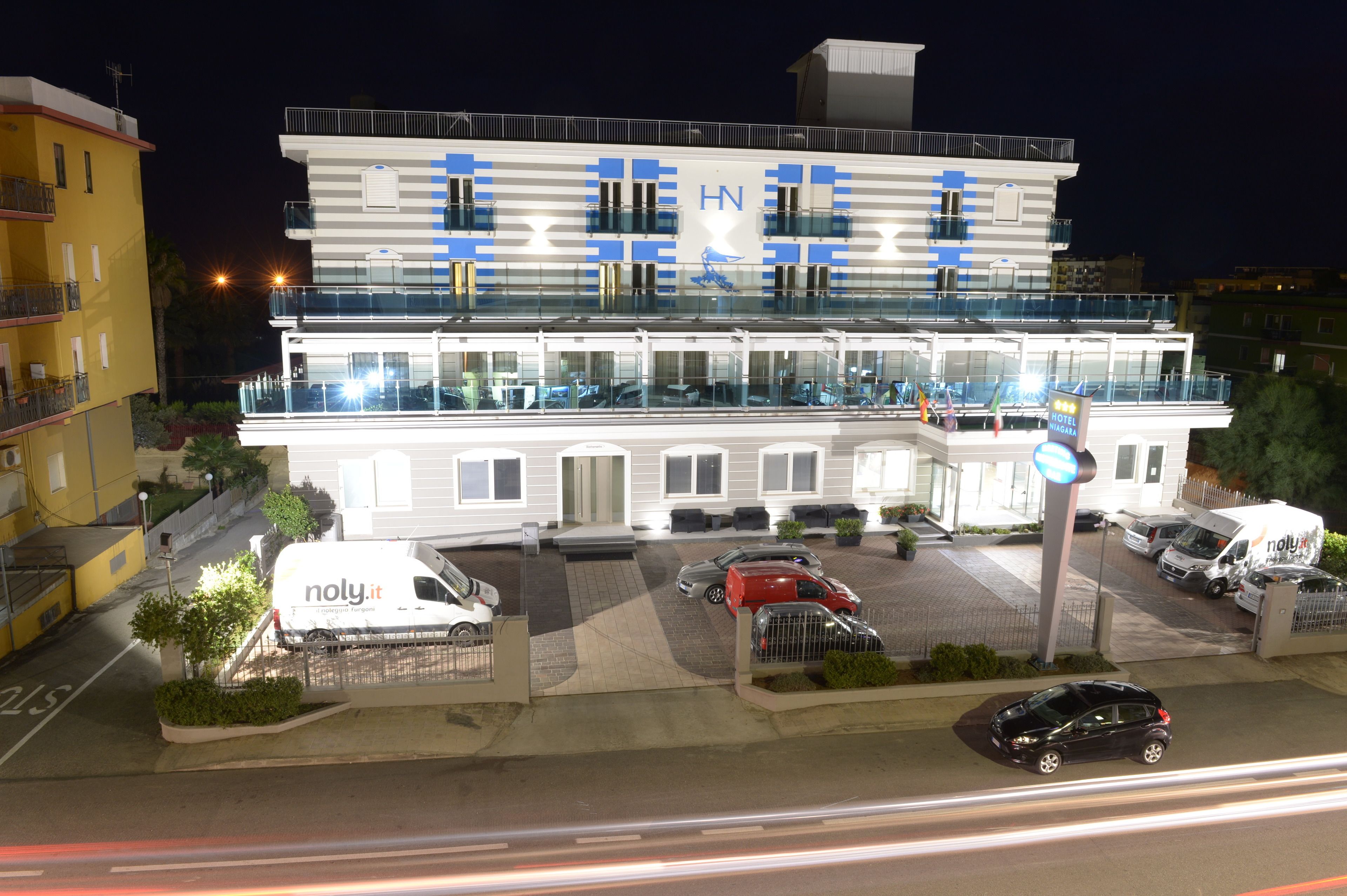 front of property – evening/night