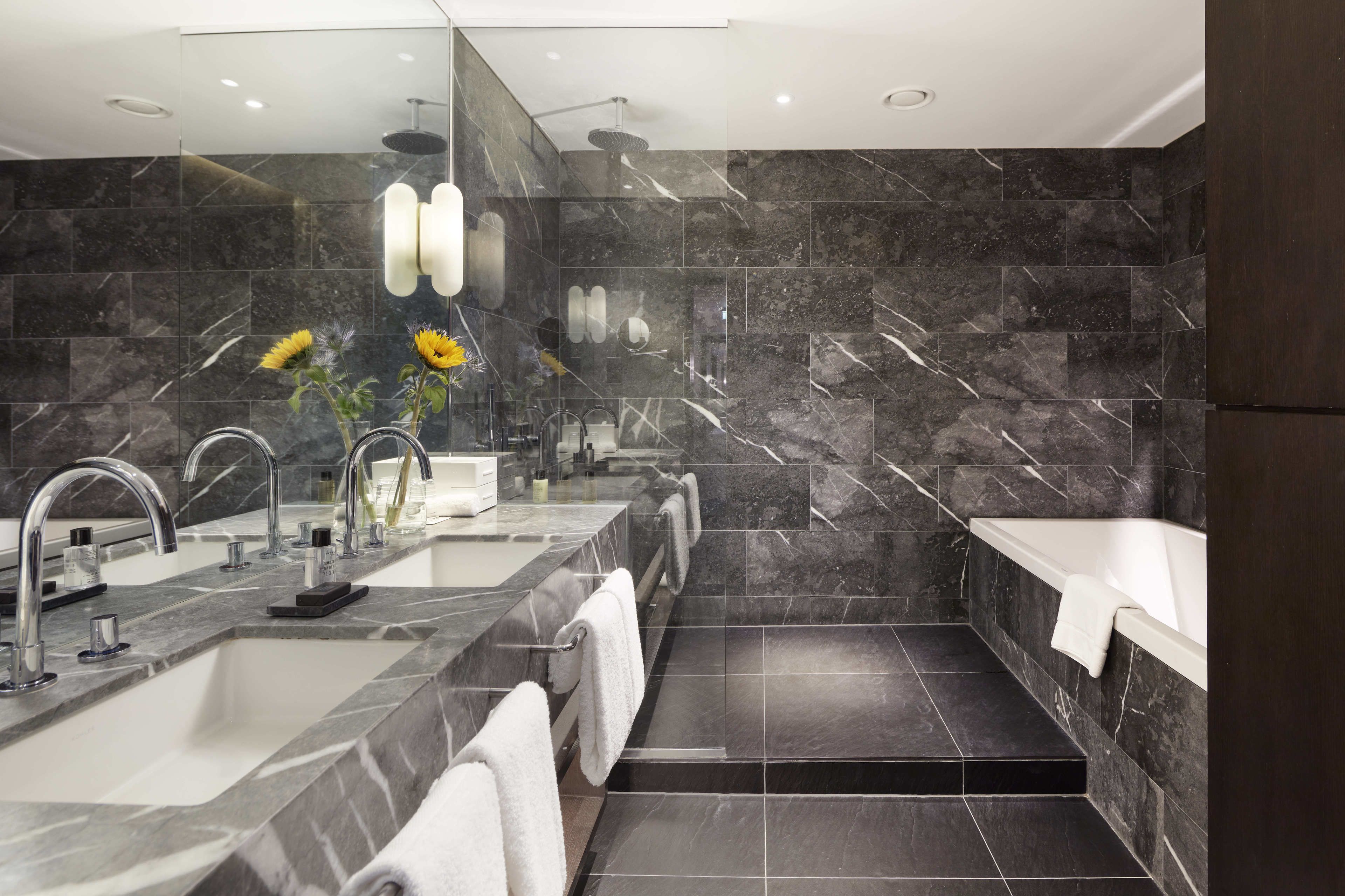 free toiletries, hair dryer, bathrobes, slippers