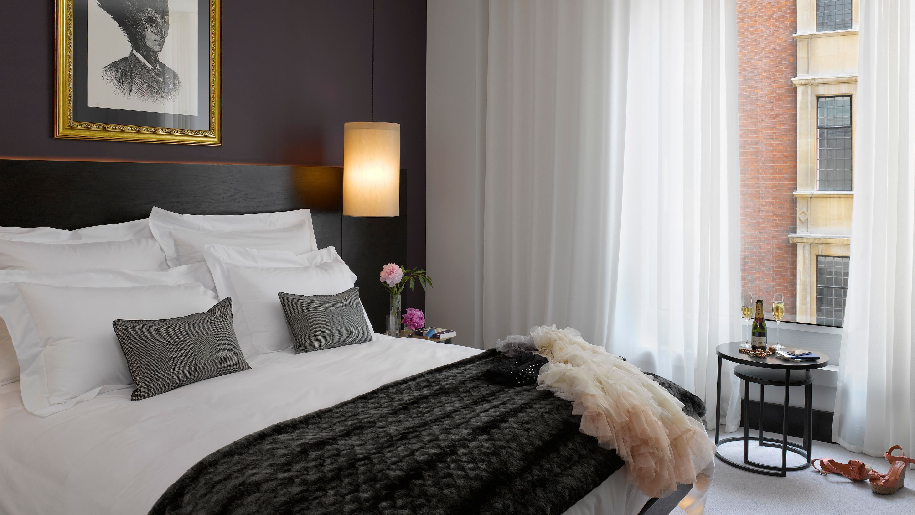 Hypo-allergenic bedding, down duvets, minibar, in-room safe