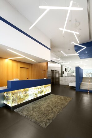 Interior entrance