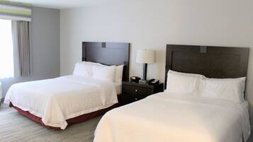 Room, 2 Queen Beds, Accessible, Bathtub | Desk, blackout drapes, iron/ironing board, free cribs/infant beds