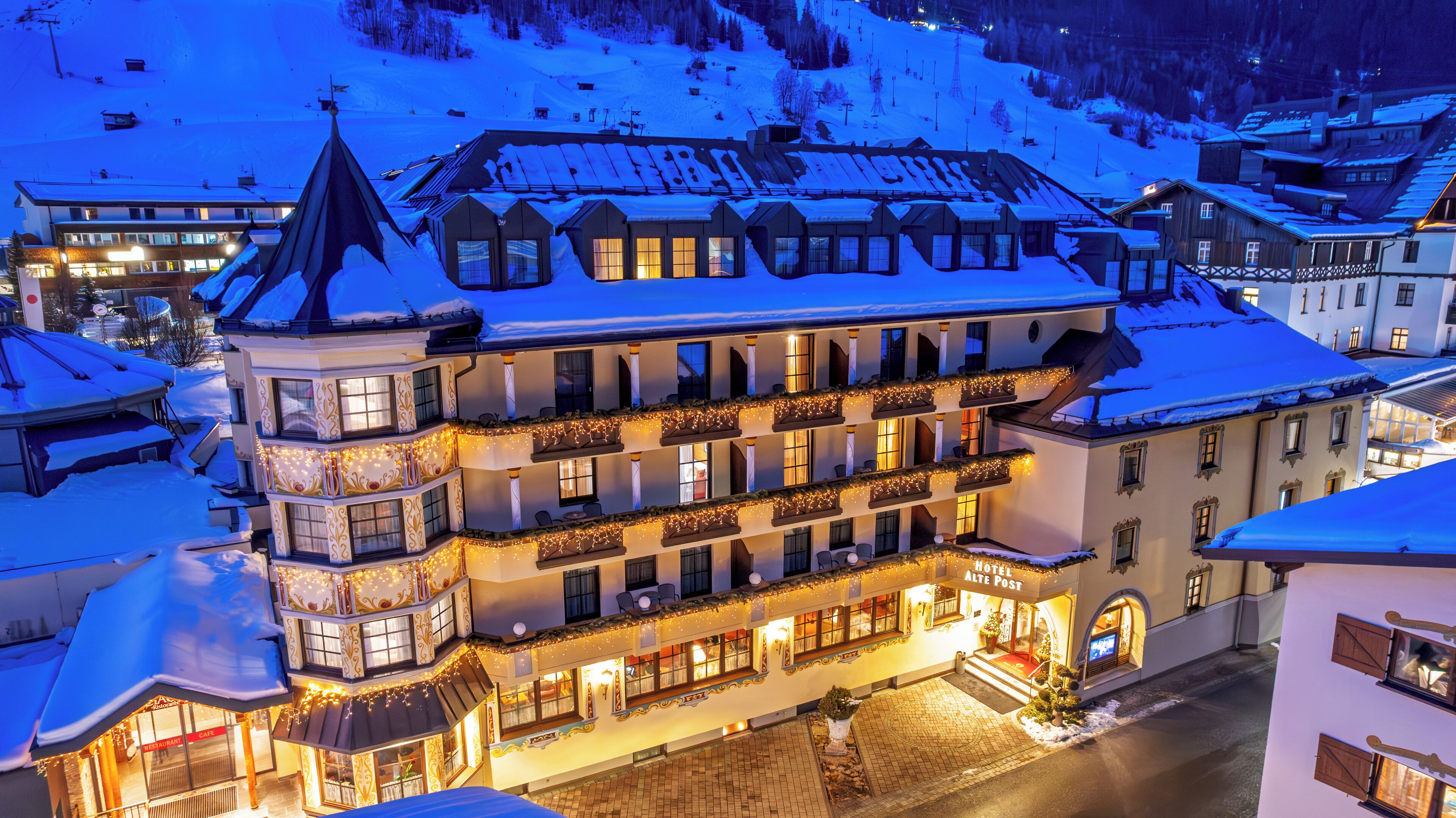 Overnatningsstedets facade