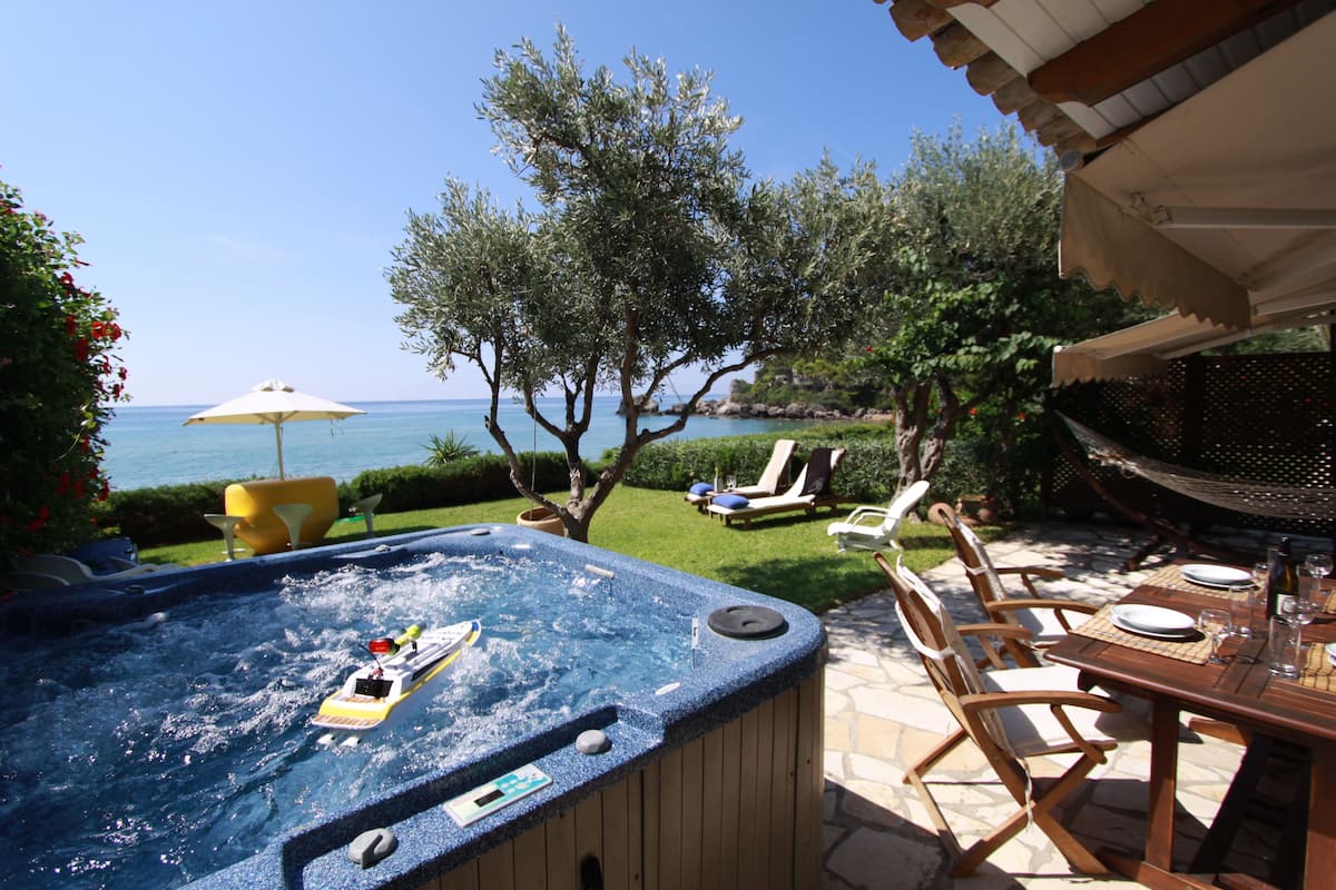 Villa, 2 Bedrooms, Beachfront | 1 bedroom, Egyptian cotton sheets, in-room safe, individually decorated