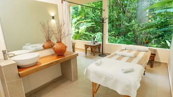 Salas de tratamientos para parejas, tratamientos corporales