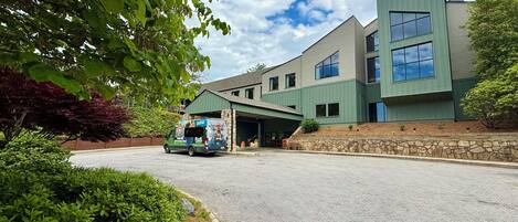 Fassade der Unterkunft