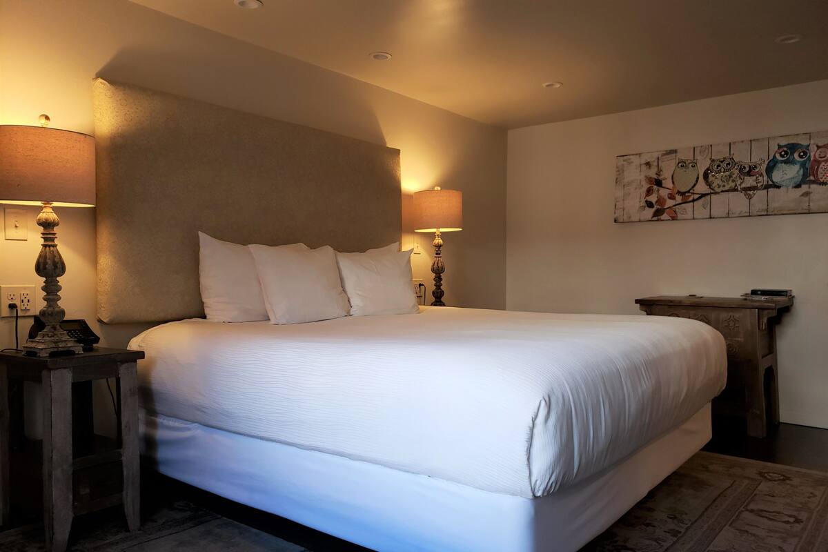 Room, 1 King Bed | 1 bedroom, premium bedding, memory foam beds, blackout drapes