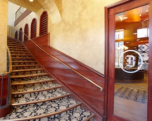 Interior entrance