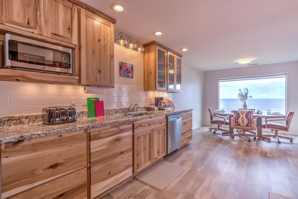 Family Room, 2 Bedrooms, 2 Bathrooms (Bed Requests Subject to Availability) | Private kitchen | Full-size fridge, microwave, oven, stovetop