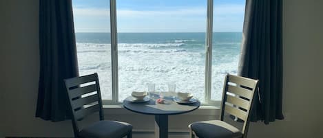 One Bedroom Suite, Kitchenette, Ocean View | Free WiFi, bed sheets